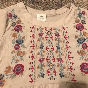 Knox rose size medium bohemian top NWOT